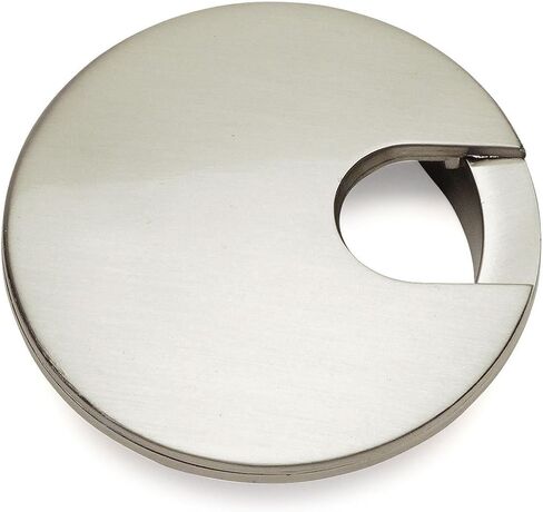 5 Pack - Cosmas 50203SN Satin Nickel 2-1/2" Two Piece Zinc (Metal) Desk Grommet - 3" Overall Diameter in Saudi Arabia