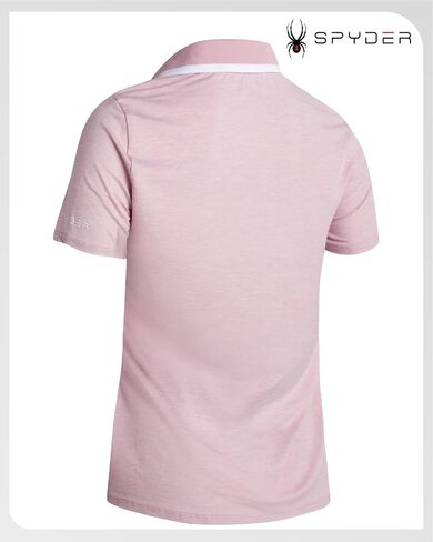 Spyder Womens Golf Shirt - Quarter Zip Golf Polo Tennis Top, UPF 30+ Sun Protect Moisture Wicking Polo Shirts for Women in Saudi Arabia
