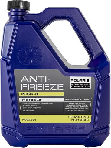 Polaris antifreze Soolant 50/50 Premix LifeDed Life for Snowmobile Off Road Road Road Aluminium Systems ، متوافقة مع محرك 2 و 4 Stroke ، يغلي وتجميد الحماية ، 1 Quart - Part 2880514 in Saudi Arabia
