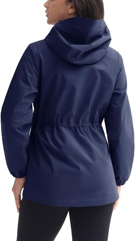Rdruko Women's Cycling Rain Jacket Waterproof Lightweight Packable Raincoat with Hood Windbreaker for Outdoor Travel Hiking in Saudi Arabia