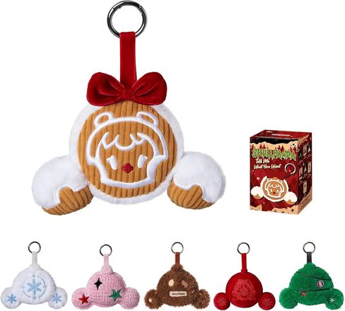 POP MART SKULLPANDA Wishing Time Series Plush Pendant, 6PCs Blind Box Figures, Random Design Action Figures Collectible Toys Home Decorations, Holiday Birthday Gifts, Whole Set in Kuwait