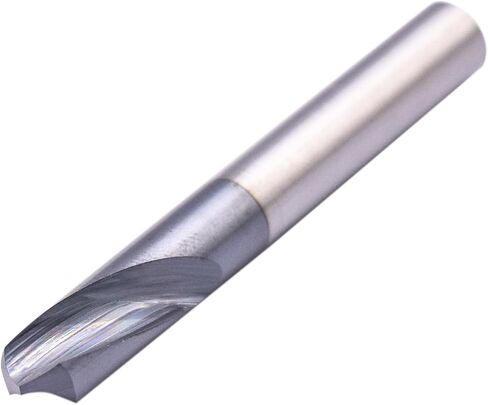 BestParts قطعتان من مثقاب البقع من الكربيد الصلب عالي الأداء - مطلي بـ AlTiN، 120 درجة، 2 فلوت، مثقاب نقطي، قطر عرقوب 3/16 بوصة، طول الناي 3/4 بوصة، الطول الإجمالي 2 بوصة in Saudi Arabia