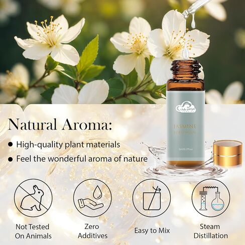 Fragrance Essential Oils Set - 14pcs, Aromatherapy Oils for Skin, Diffusers, Home Care, Humidifier Laundry, Candle Making - Tea Tree, Sandalwood, Lavender, Vanilla, Eucalyptus and More (5mL) in Saudi Arabia