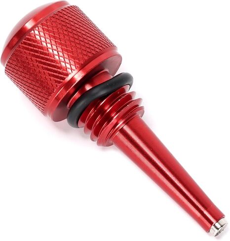 1PCS 55201 Red Magnetic Oil Dipstick M18-2.5 الخيط مع غسالة متوافق مع Yamaha EF2000IS EF1000IS ، متوافق مع PowerHorse 42411 in Saudi Arabia
