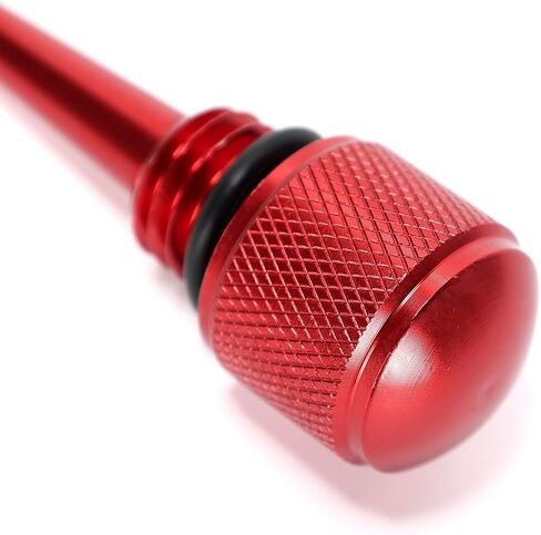 1PCS 55201 Red Magnetic Oil Dipstick M18-2.5 الخيط مع غسالة متوافق مع Yamaha EF2000IS EF1000IS ، متوافق مع PowerHorse 42411 in Saudi Arabia