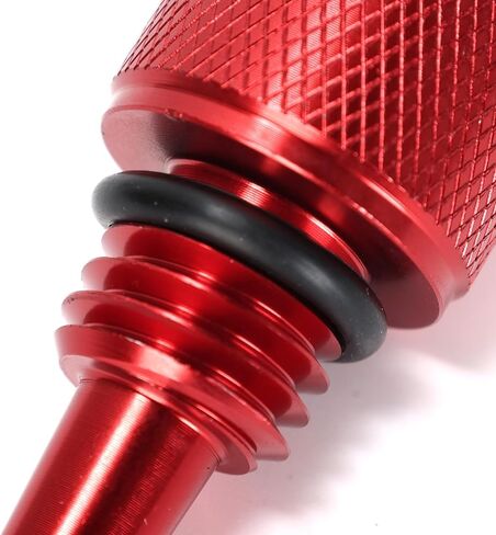 1PCS 55201 Red Magnetic Oil Dipstick M18-2.5 الخيط مع غسالة متوافق مع Yamaha EF2000IS EF1000IS ، متوافق مع PowerHorse 42411 in Saudi Arabia