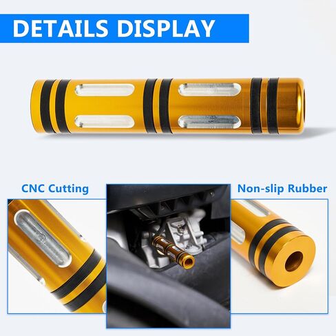 Aluminum Forward/Reverse Gear Shift Lever Shifter Lever Knob Cover w/Anti-Slip Rubber Rings for Can Am Ryker 600 900 Ace Rally Edition Sport 2019+ Shift Accessories (Black Style) in Kuwait
