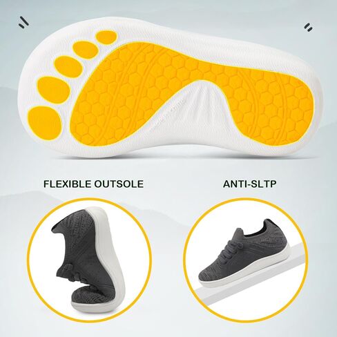 relxfeet Toddler Shoes Boys Girls Wide Barefoot Slip On Walking Tennis Sneakers in Saudi Arabia