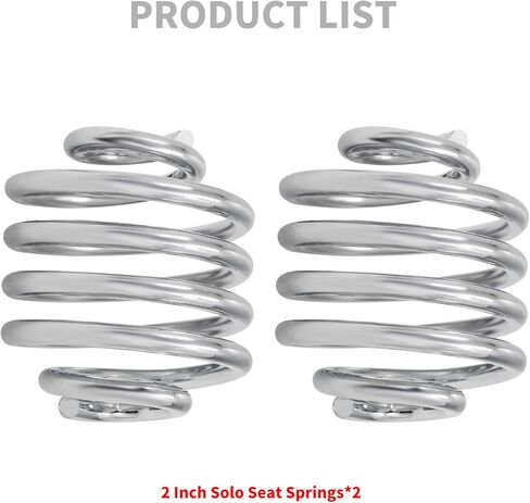 Motorcycle Solo Seat Springs 2 Inch Barrel Coiled Black Springs Fit for Harley Sportster Softail Bobber Chopper in Saudi Arabia