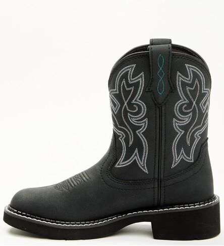 Justin Gypsy Kay 8" Cowboy Boots for Women - Premium Full-Grain Leather Women’s Cowgirl Boots with Removable Orthotic Footbed, Slip-Resistant Rubber Outsole in Saudi Arabia
