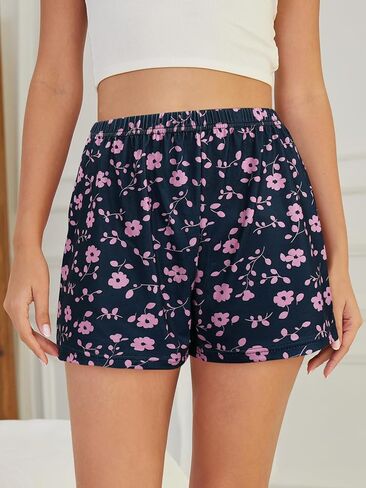 Ventelan 3 Pack Womens Ultra-Soft Pajama shorts قابلة للتعديل سائل نوم (متوفر بحجم زائد) S-XXL in Kuwait