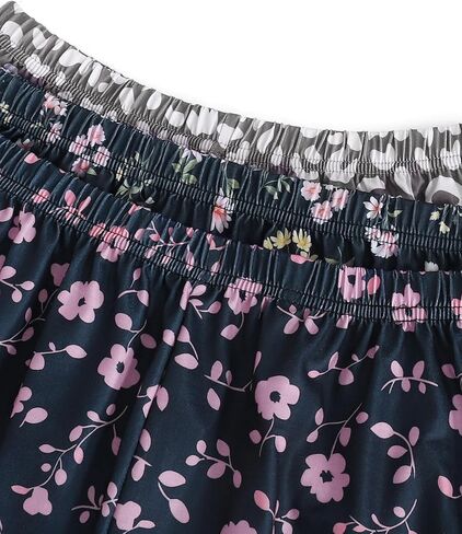 Ventelan 3 Pack Womens Ultra-Soft Pajama shorts قابلة للتعديل سائل نوم (متوفر بحجم زائد) S-XXL in Kuwait