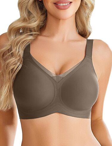 Avidlove Womens Seamless Bras No Underwire V Mesh Comfort Bralette Full Coverage Push Up Everyday T-Shirt Bra in Saudi Arabia