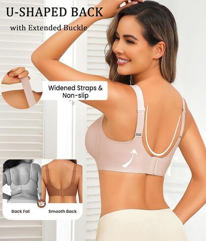 Avidlove Wireless Bras for Women Bras No Underwire Seamless Push Up Bralette Full Coverage Comfort Bra Everyday Bra in Saudi Arabia