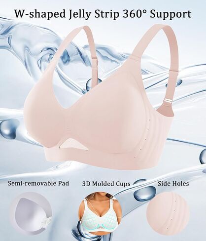 Avidlove Wireless Bras for Women Bras No Underwire Seamless Push Up Bralette Full Coverage Comfort Bra Everyday Bra in Saudi Arabia