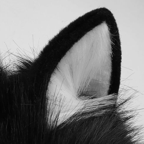 Animal Wolf Mask Cosplay Costume Accessories Furry Faux Fur Dog Fox Comple in Kuwait