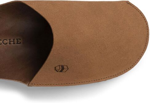 La Leche, Minimalist Slippers for Men, Shoes for Home, Indoor-friendly Slippers, Full Grain Leather, Handmade in Saudi Arabia