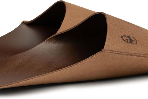 La Leche, Minimalist Slippers for Men, Shoes for Home, Indoor-friendly Slippers, Full Grain Leather, Handmade in Saudi Arabia