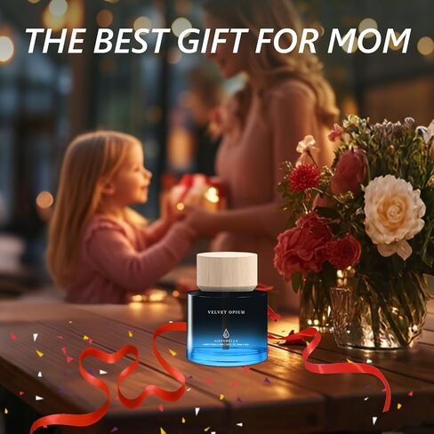 Car Air Freshener for Women Cup Car Diffuser - Long Lasting Amber Vanilla Essential Oil Diffuser for Ca r, 1.7 FL OZ/50ML Car Fresheners for Women Made in USA in Saudi Arabia