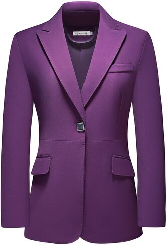 MODFUL Pant Suits for Women Business Suit Set 2 Piece Slim Fit Blazer Jacket One Button Formal Suit in Saudi Arabia