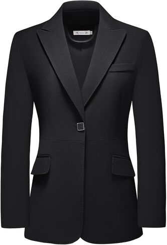 MODFUL Pant Suits for Women Business Suit Set 2 Piece Slim Fit Blazer Jacket One Button Formal Suit in Kuwait