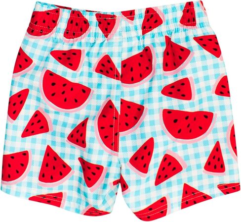 RUGGEDBUTTS Boys UPF50+ Sun Protection Gingham Swim Trunks in Saudi Arabia