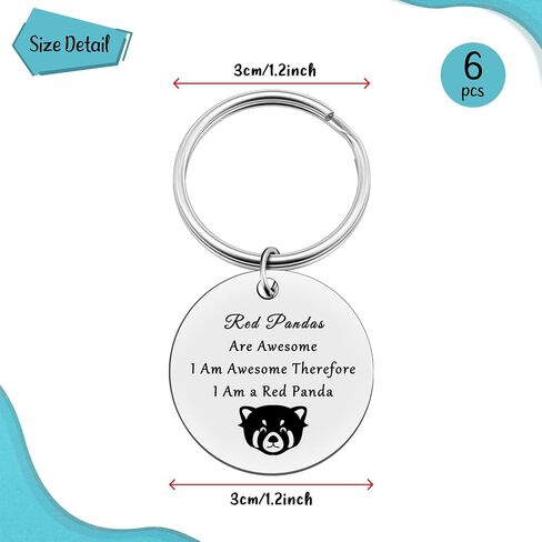 Xiahuyu Red Panda keychain pandas مجوهرات الباندا هدية حمراء عاشق عاشق للنساء الرجال الفتيات in Kuwait