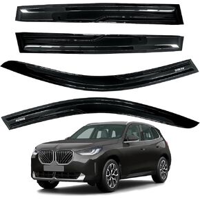 Auxko Rain Guards for Buick Envista 2024 2025 ، Window Vent Fansors Accessory - Tape -On Rain Guard Window Found for Buick Envista ، سهلة تثبيت Window Window Difflectors & Vensors Smoke Black