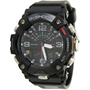 Casio Men's G-Shock Master of G Mudmaster Carbon Core Guard Quad Sensor Connected Grey Resin Watch GGB100-1A