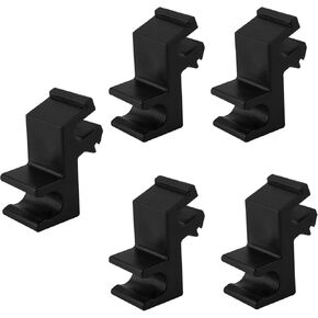 5pcs Prop Rod Clips for Undercover Tonneau, 1.34x0.98 Inch Plastic Truck Bed Cover Clips Prop Rod Clamps Compatible with Undercover Tonneau