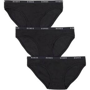 Bonds Women's Underwear Hipster Pack, Luxe Originals Hipster Panties for Women, Cotton/Modal-blend Underwear, 3-pack