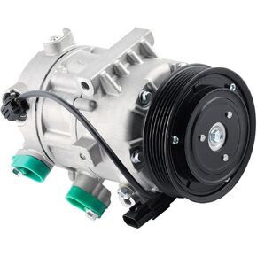 Car A/C Compressor Fit for Hyundai Elantra, for Kia Forte/Soul 1.8L 2.0L 2013-2019 Automotive Replacement AC Compressor 97701-A5800, 97701-F2800, 97701A5800 A/C Compressor for Car CO 29193C