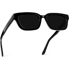 Wearme Pro-النظارات الشمسية المستقطبة للسيدات ، إطار خلات ضيق ، مفصلات متينة 5 برميل ، مصقول يدويًا