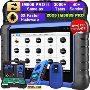 Autel MaxiIM IM508S PRO w/ XP400 PRO, 2025 Same as IM608 PRO 2/ IM608S II, Enhanced of IM508S IM508, Bidirectional Diagnostic Tool w/ 3000+ Tests, Smart & Expert Mode, 40+ Service, OE All-Sys, OS 11.0