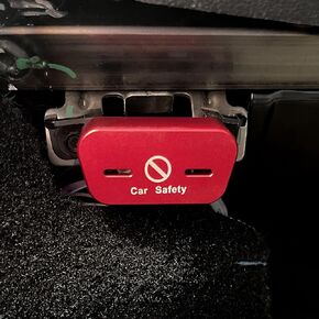 juta obd2 قفل ألومنيوم سبيكة من سبيكة OBDII قفل جهاز القفل مركبة OBD PORTER - RED