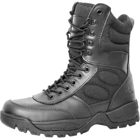 Man Tactical Military Boots Black Men's Shoes Desert Combat Army Outdoor Hiking Shoes Side zipper
