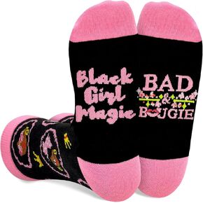 Black Girl Socks Gifts for Women, Black Girls Magic