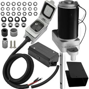 1824200100 طقم مقطورة مقطورة تعمل بالطاقة الكهربائية لـ RV Trailer 12V 12000 رطل ، Jacks ذات السرعة الفردية ، BD1046130-00 ، BD1824200100 ، 500370 F0910001