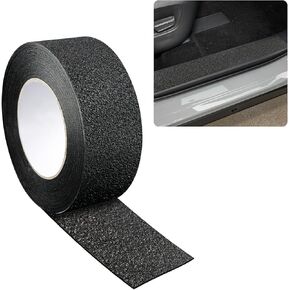Car Door Sill Protector, 1.97 Inch × 16.4 Ft Car Door Entry Edge Guard, Anti-Scratch Automotive Threshold Guards, Universal Vehicle Door Steps Protection Trim Strip Sticker