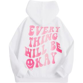 SOLY HUX Girl's Graphic Hoodies Sweatshirts Cute Preppy Clothes Casual Trendy Pullover Tops