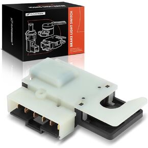 A-Premium Brake Light Switch مصباح متوافق مع شيفروليه سيلفرادو 1500 2500 ، ترافيرز ، تاهو ، الضواحي ، الإكسبريس ، Avalanche و GMC Sierra 3500 ، Yukon ، Savana & Cadillac Escalade & Buick & Isuzu