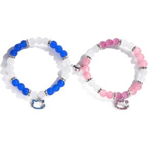 Bracelet Superhero Energy Stone Beaded Bracelet for Teen Girls Boys Man, Christmas Birthday Gifts Ideas Inspirational Charm Bracelets Jewelry for Son Daughter Friends