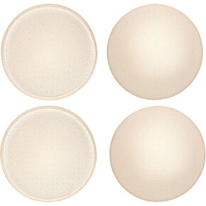 2 Pairs Round Bra Inserts Pads Bra Pads Inserts Removable and Washable Bra Liners Sports Yoga Bra Pad for Women Bikinis Top Swimsuit Sport Bra(Complexion)