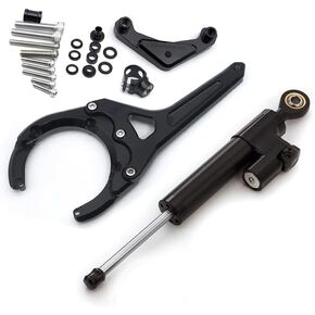 For GSXS GSX-S 1000/F GSXS1000 GSX-S1000F 2016-2021 2022 2023 CNC Motorcycle Steering Damper Stabilizer Buffer Control Bar with Mounting Bracket Support Kit