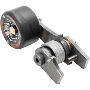 Monstercraftsman Motorcycle Chain Tensioner - Durable Steel, TIG Welded & Weld-On Chain Tightener Single Sided Skate Wheel - Universal Fit for Chopper, Bobber, Cafe Racer