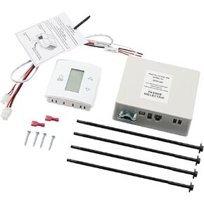 White 3316230.000 RV Thermostat Kit Compatible with Dometic Air Conditioners CT Single Zone Thermostat, 12V DC Wall Thermostat for Cool/Furnace Control, LCD Display, for RV Trailer Camper Control Kit
