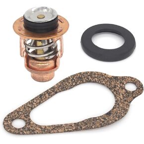 Quickmarine 14586 Thermostat & Gasket Kit for Mercury Marine 6 8 9.9 15 20 25 HP Outboard Motors تحل محل 14586A3 75692A10 75692A11 75692A9 Sierra 18-43052 محرك قارب