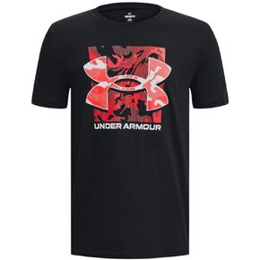 Under Armour Boys' Box Logo Camo Short Sleeve T Shirt