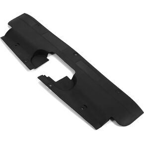 HECASA Radiator Support Cover Compatible with 2003-2007 Chevy Chevrolet Silverado/GMC Sierra 1500 2500HD 3500 Replacement for 15809932 GM1224146 Upper Air Baffle Panel PP Plastic Black