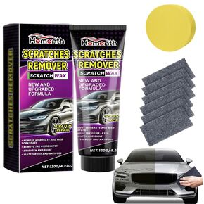 Nano Sparkle Cloth Car Scratch Remover Set,Nano Sparkle Cloth and Car Scratch Repair Paste, Nano Cleaning Cloth Scratch Remover for Deep Scratch Repair